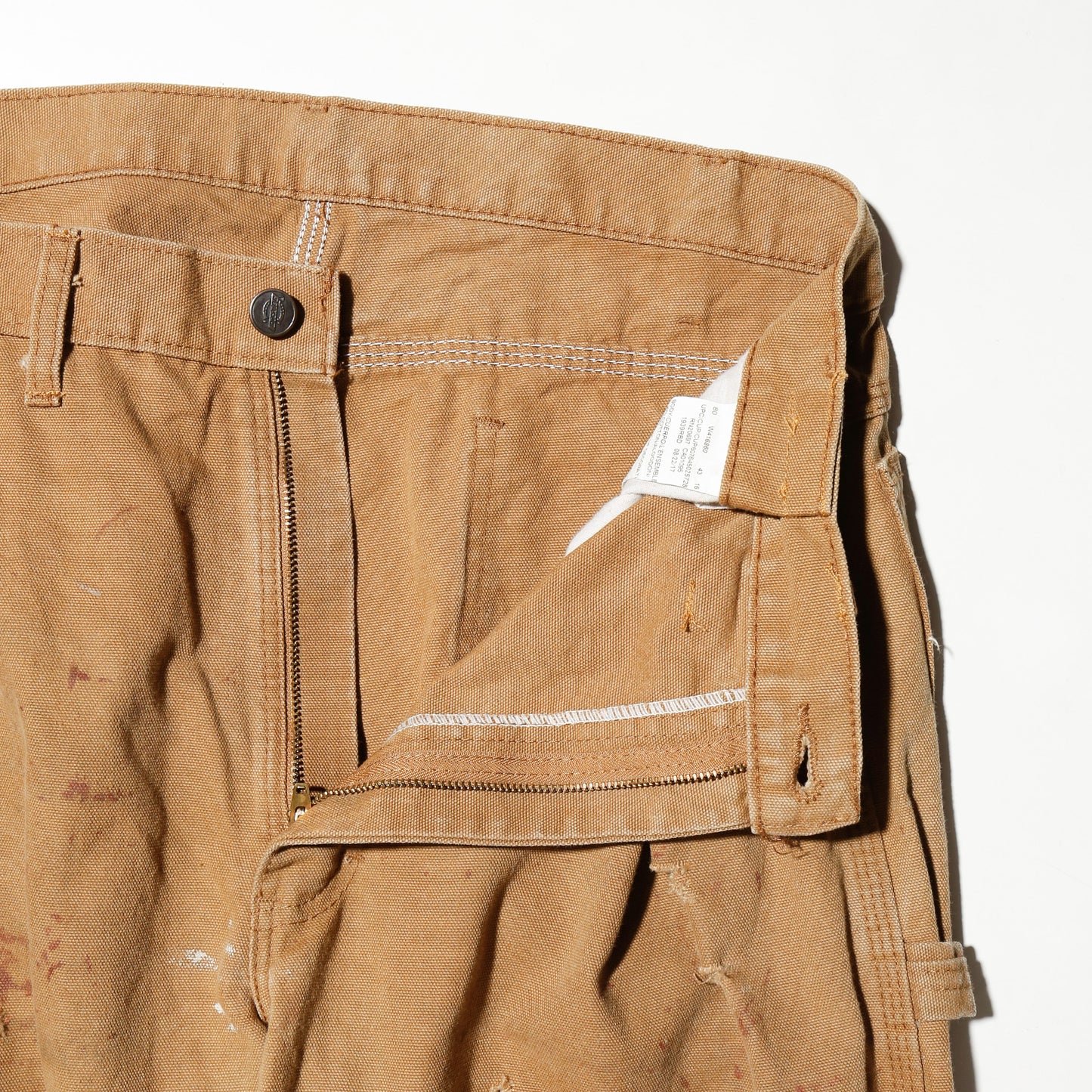 *one-off repaired duck trousers