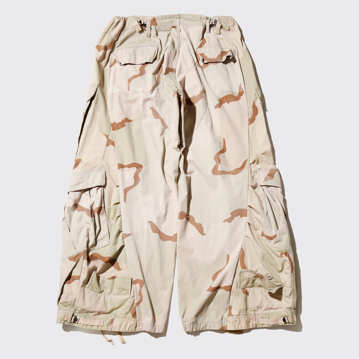 *one-off upside down wide cargo trousers
