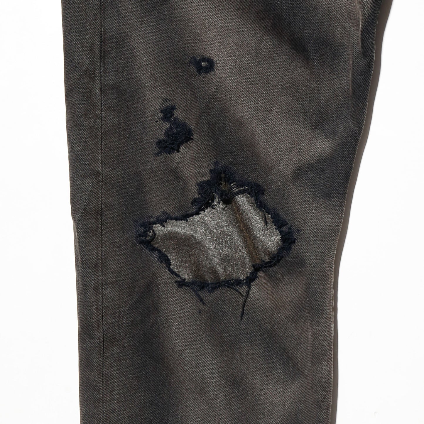 *one-off 90's levi's 501 acid repaired jeans