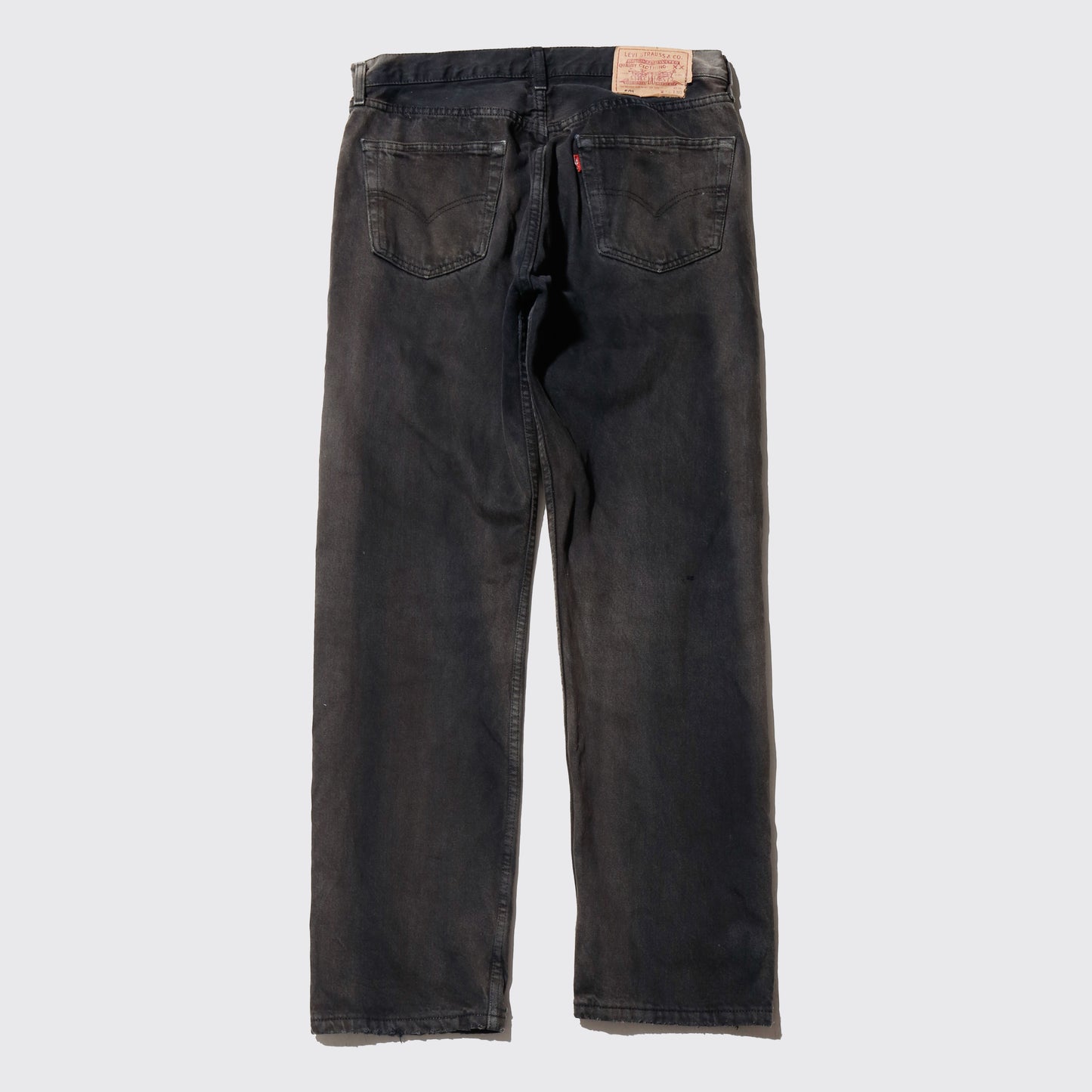*one-off 90's levi's 501 acid repaired jeans