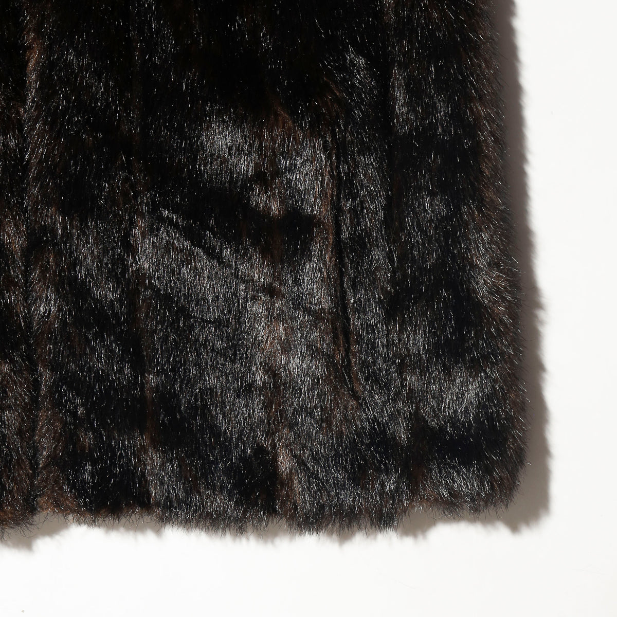 vintage reversible faux mink vest