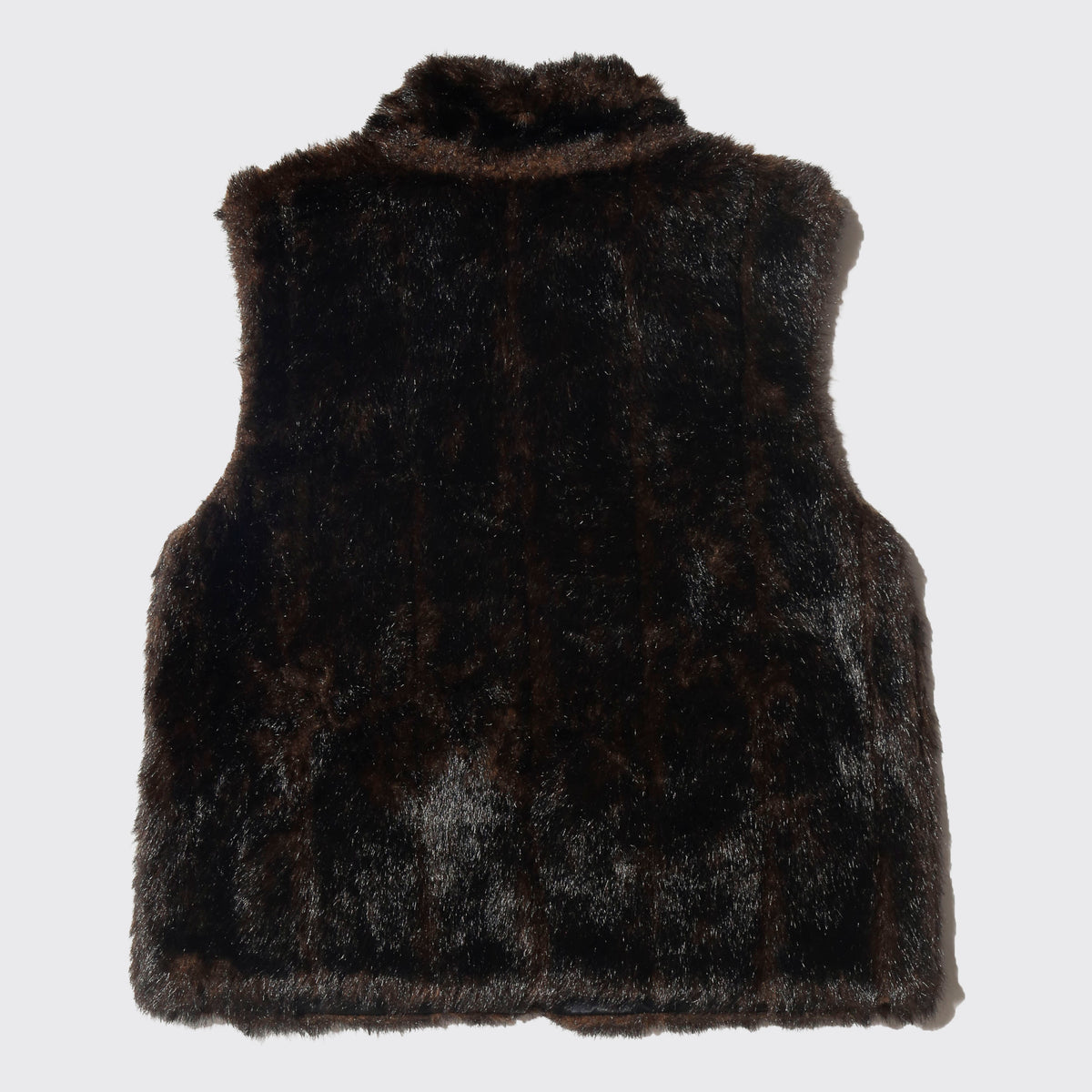 vintage reversible faux mink vest