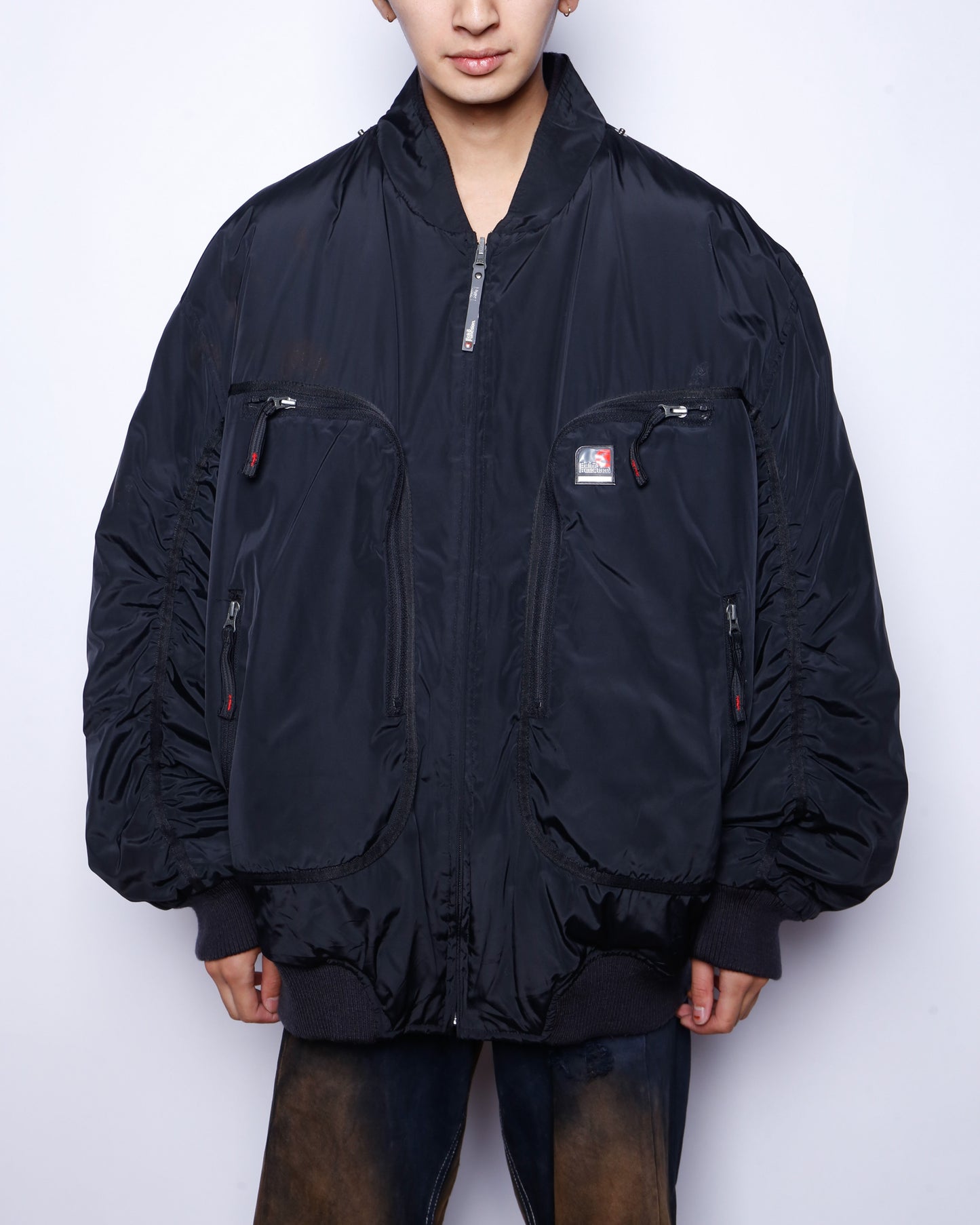 vintage 00's ecko function reversible bomber jacket