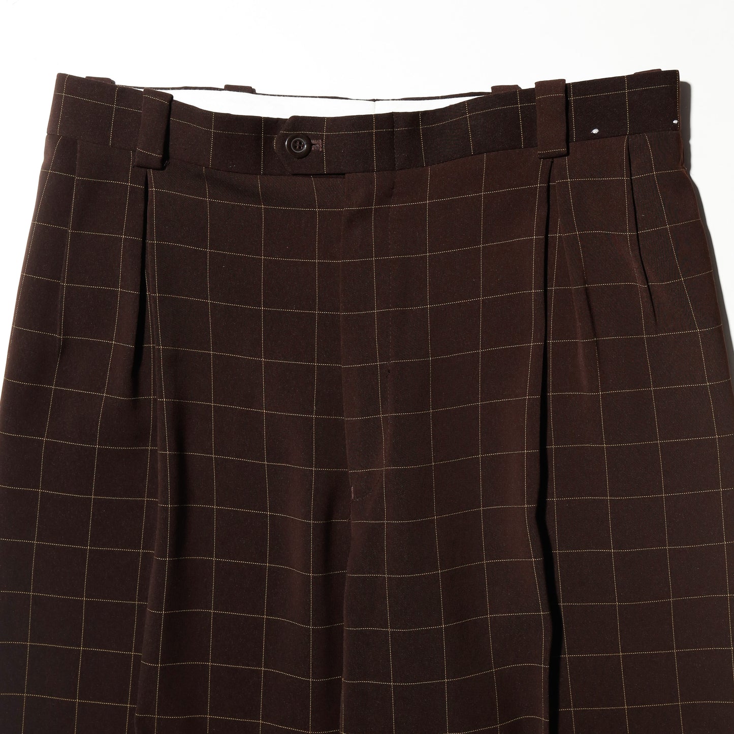 vintage check wide zoot slacks