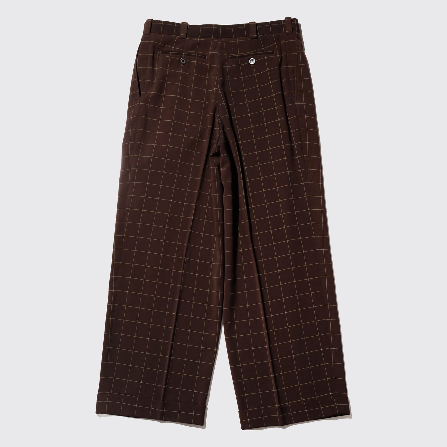 vintage check wide zoot slacks
