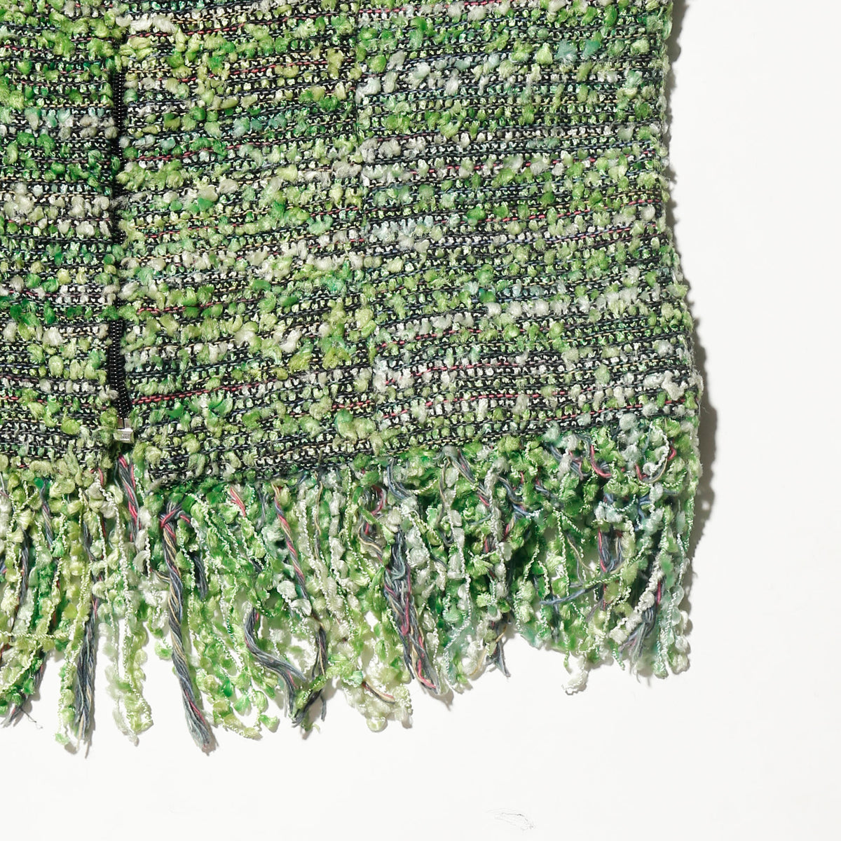 vintage 90's euro fringe fancy tweed jacket