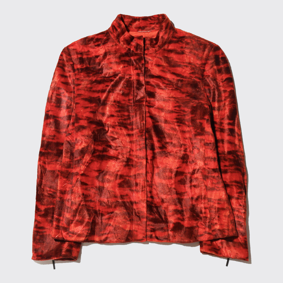 vintage euro abstract velvet jacket