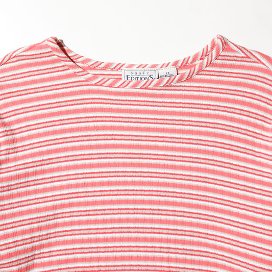 *one-off hybrid stripe l/s