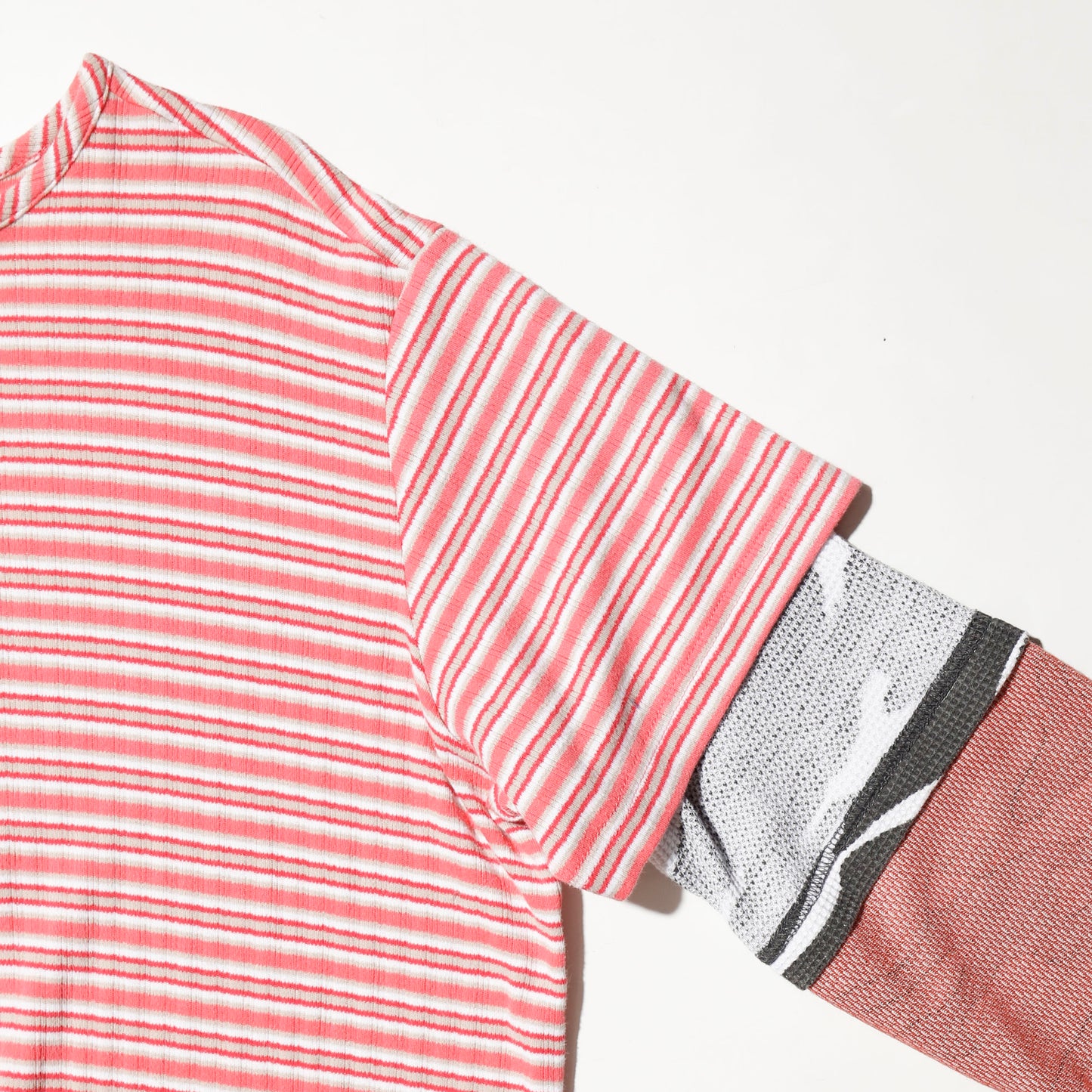 *one-off hybrid stripe l/s
