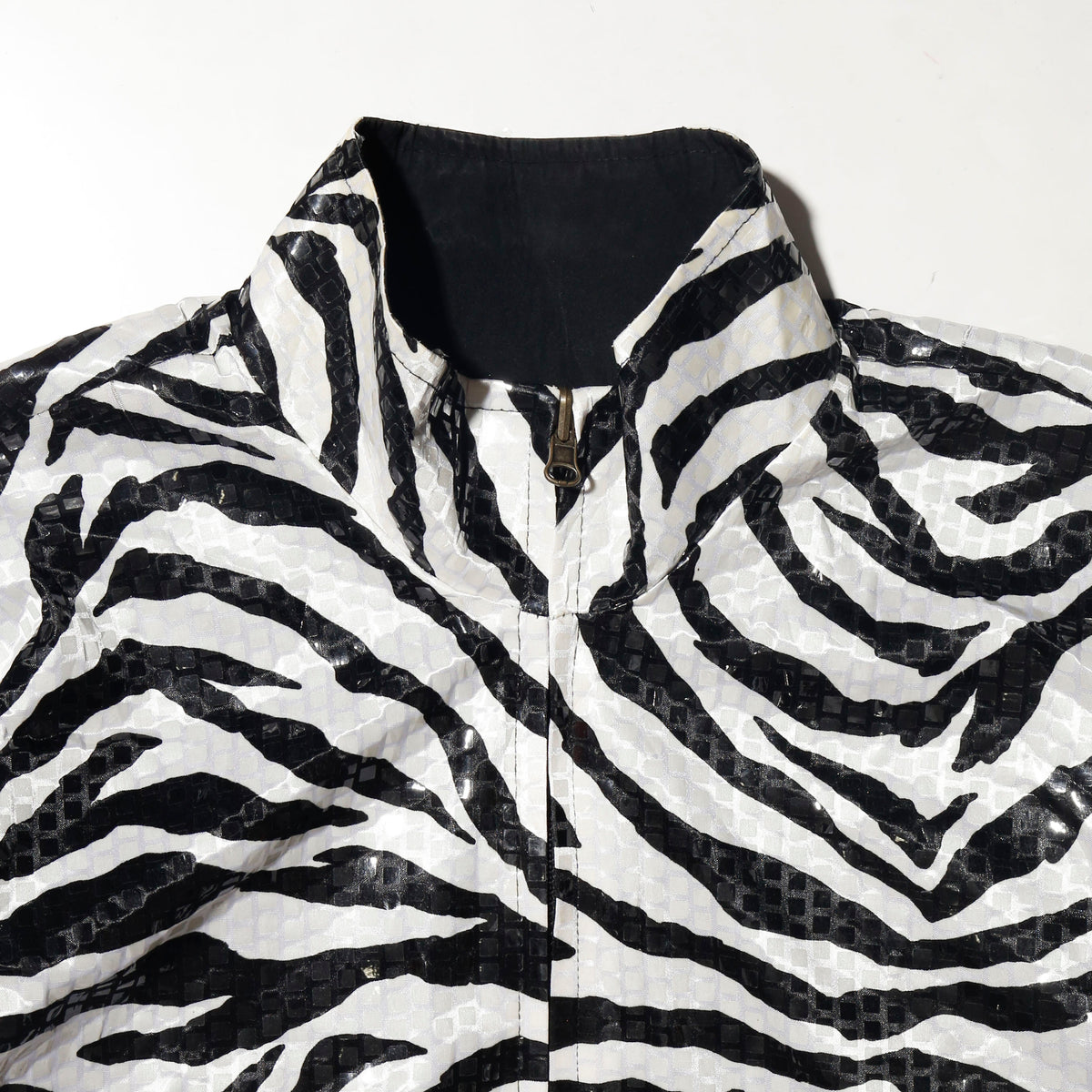 vintage animal reversible blouson