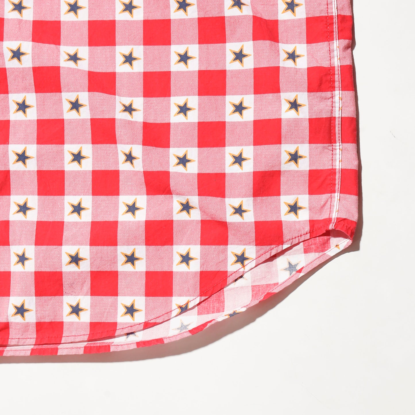 vintage tommy hilfiger star check h/s shirt