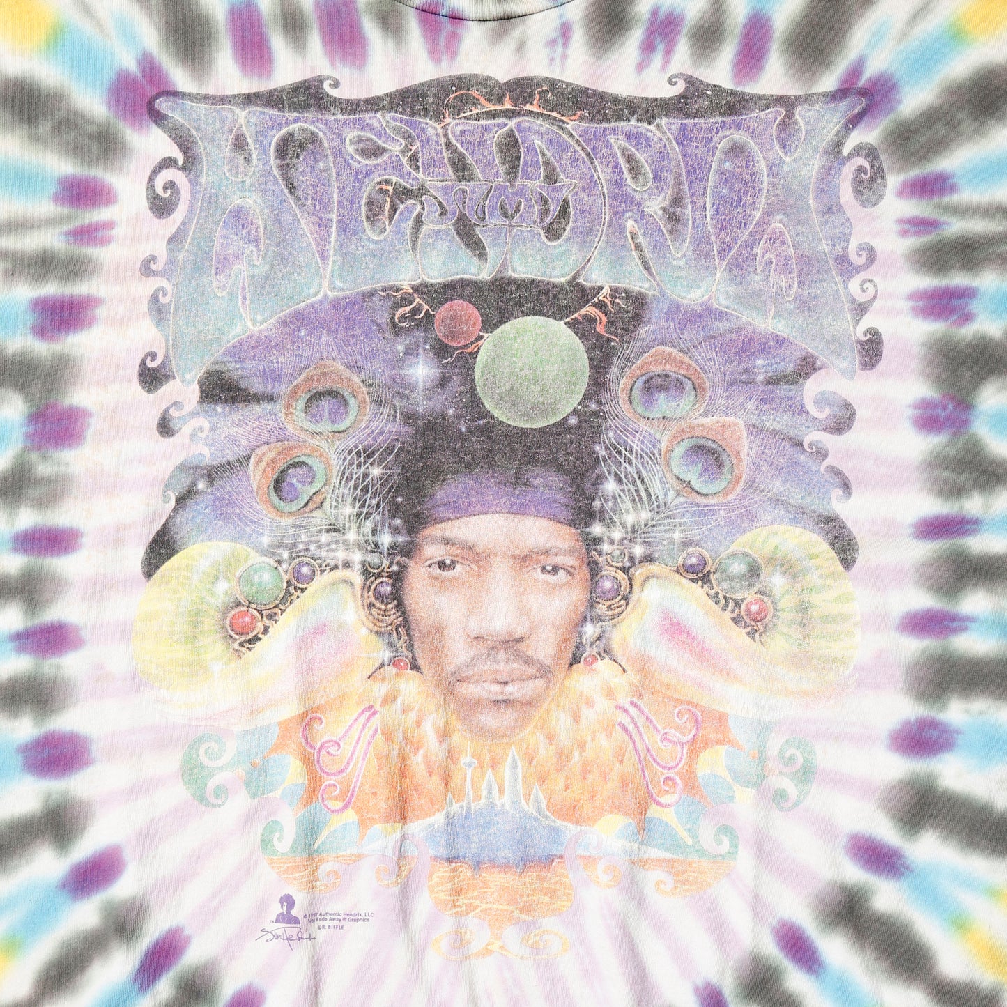 vintage 1997's Jimi Hendrix "eye" t-shirt