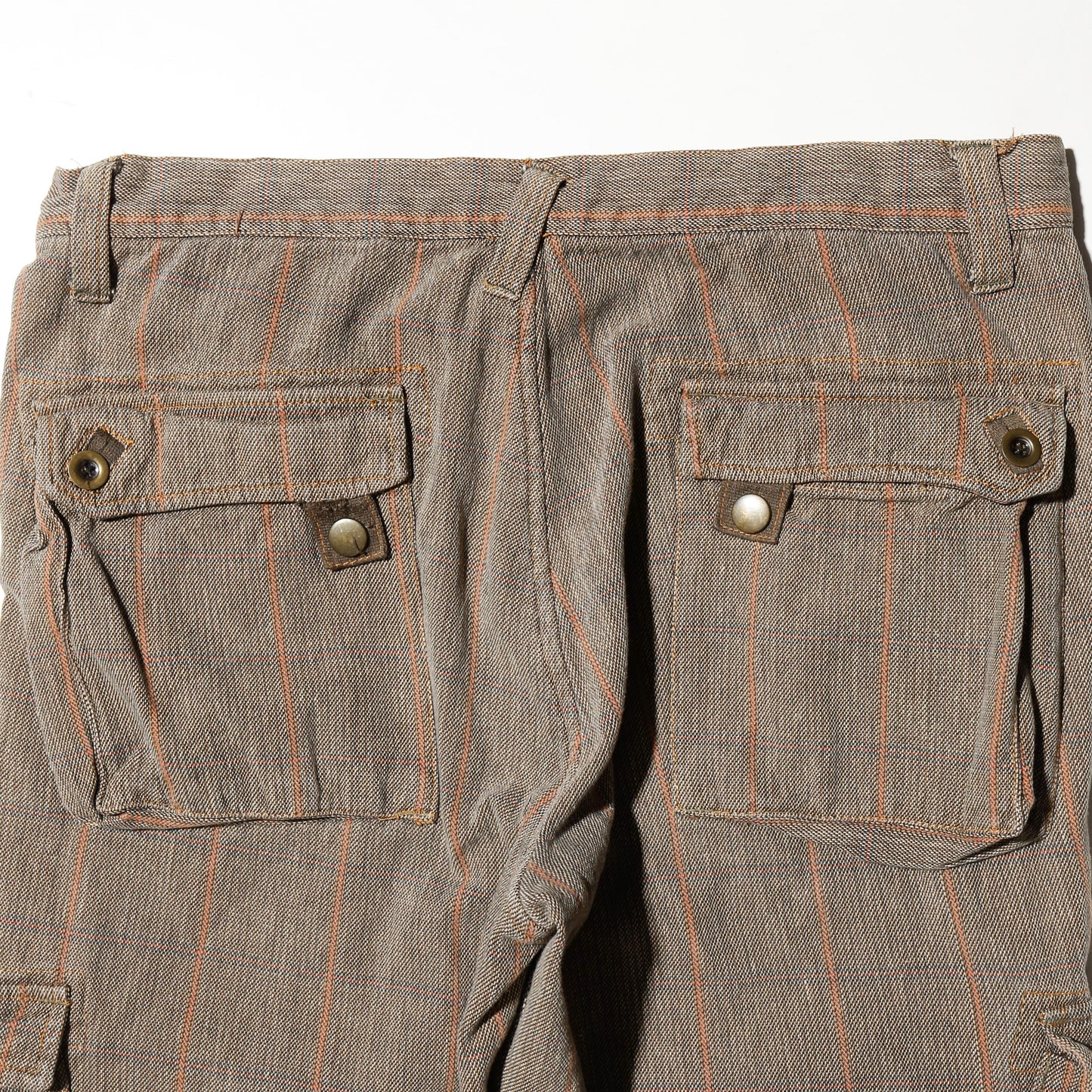 *one-off repaired cargo trousers