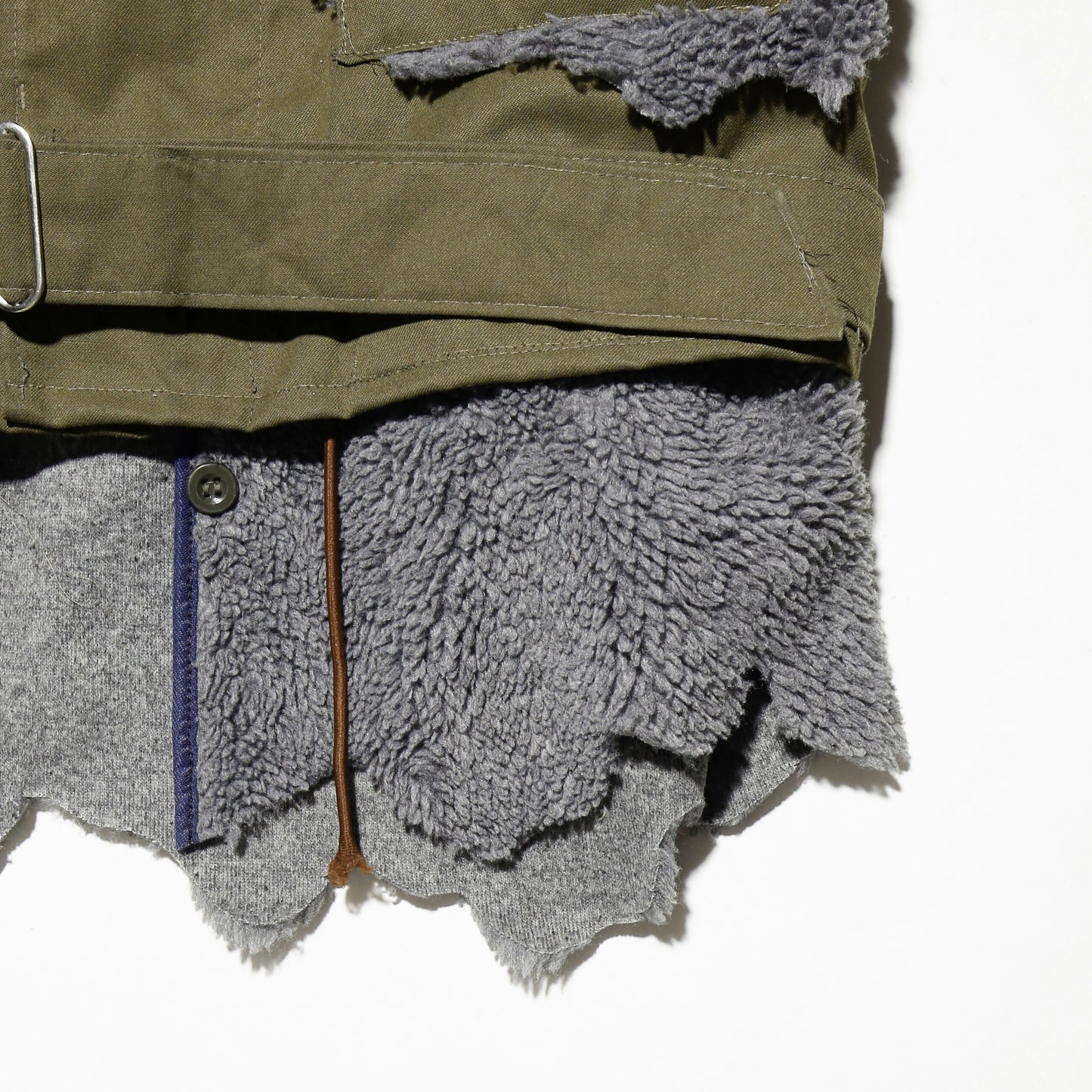 *one-off broken boa field jacket , detachable collar/ liner , hood strage