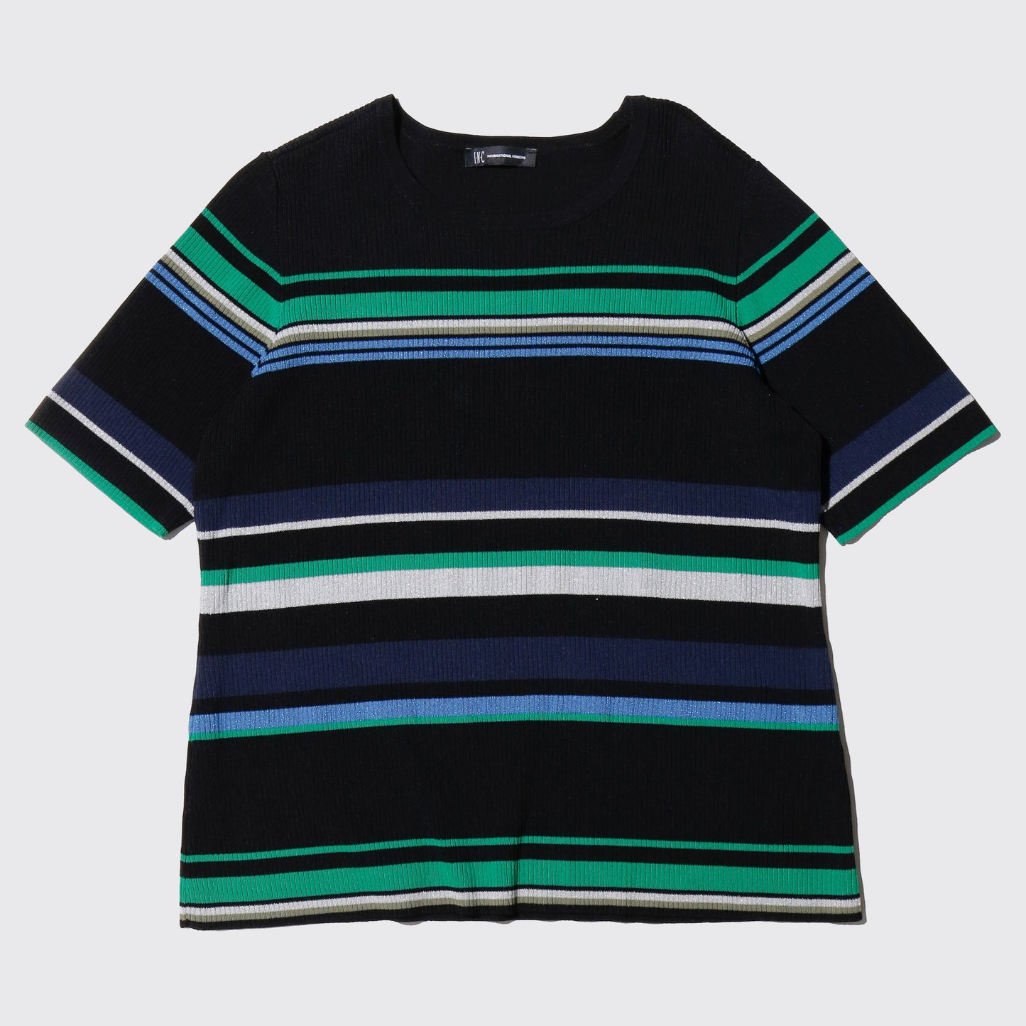 vintage border ribbed t-shirt