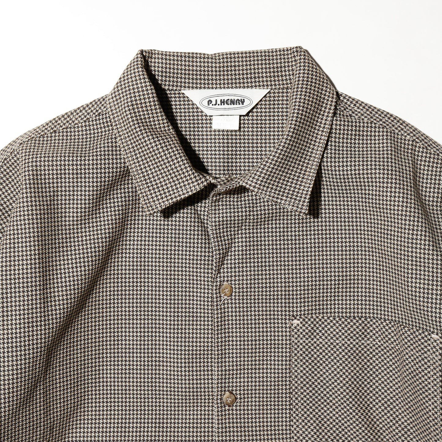 *one-off hybrid yin-yang sleeve shirt jacket