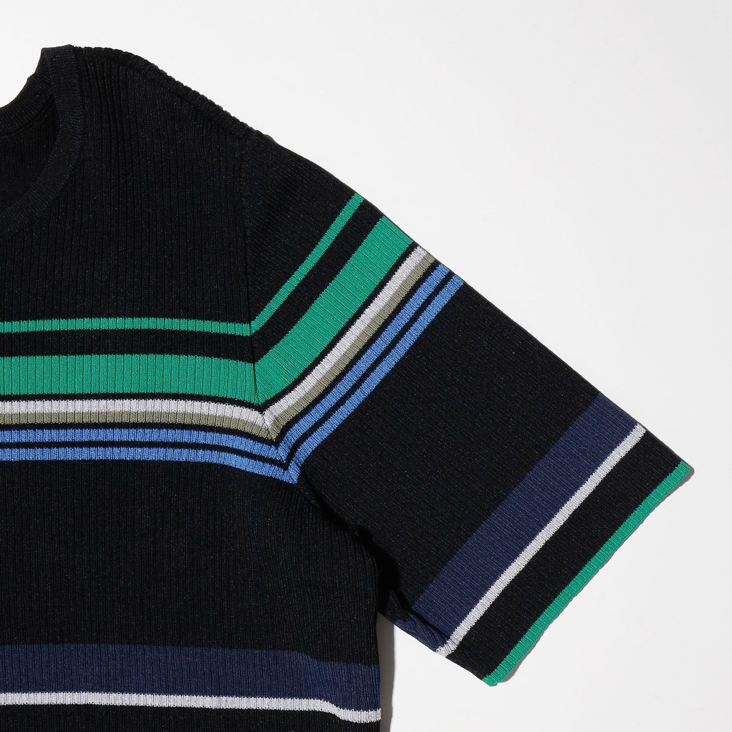 vintage border ribbed t-shirt