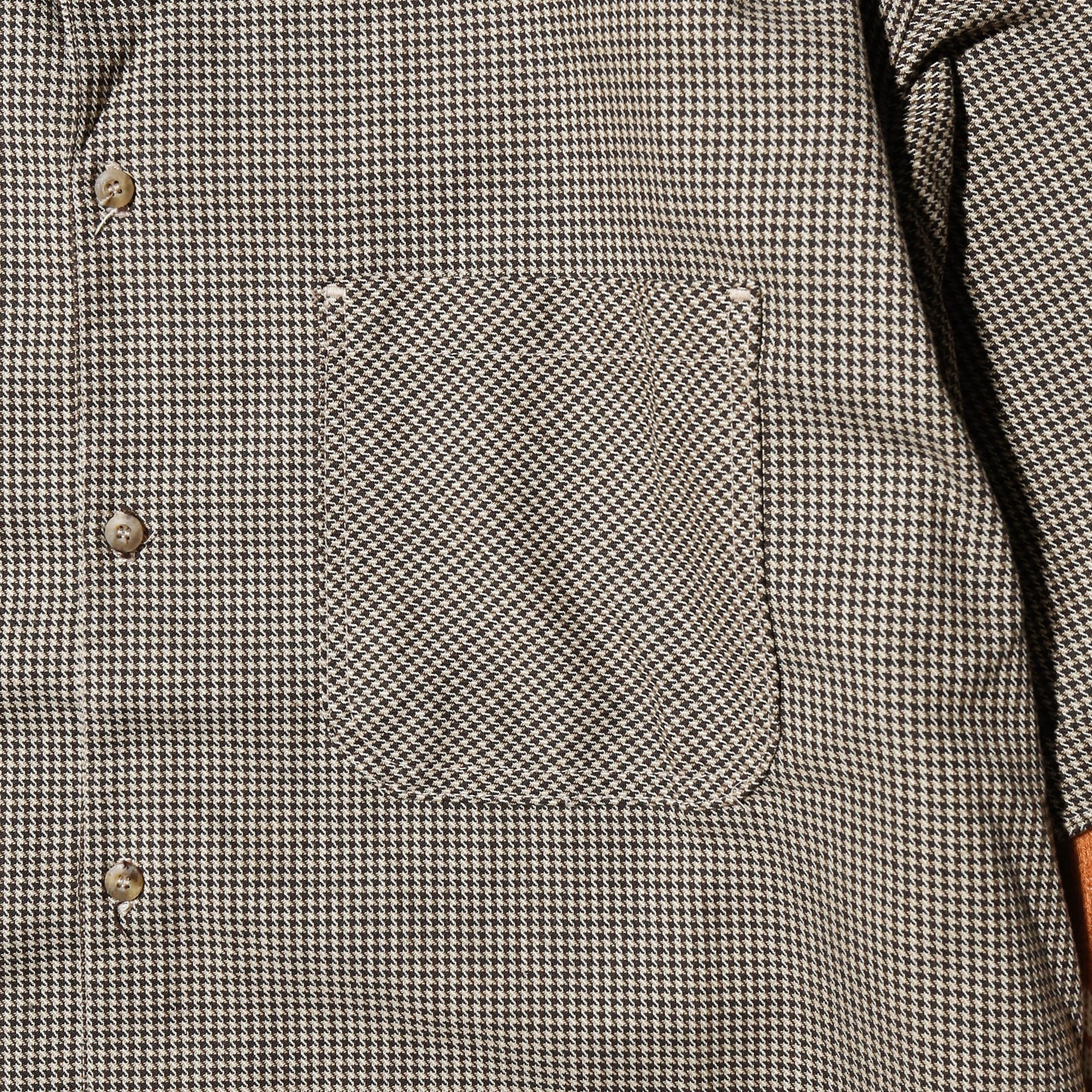 *one-off hybrid yin-yang sleeve shirt jacket