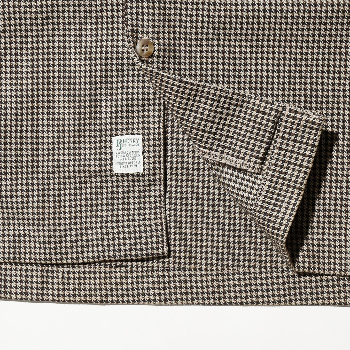 *one-off hybrid yin-yang sleeve shirt jacket