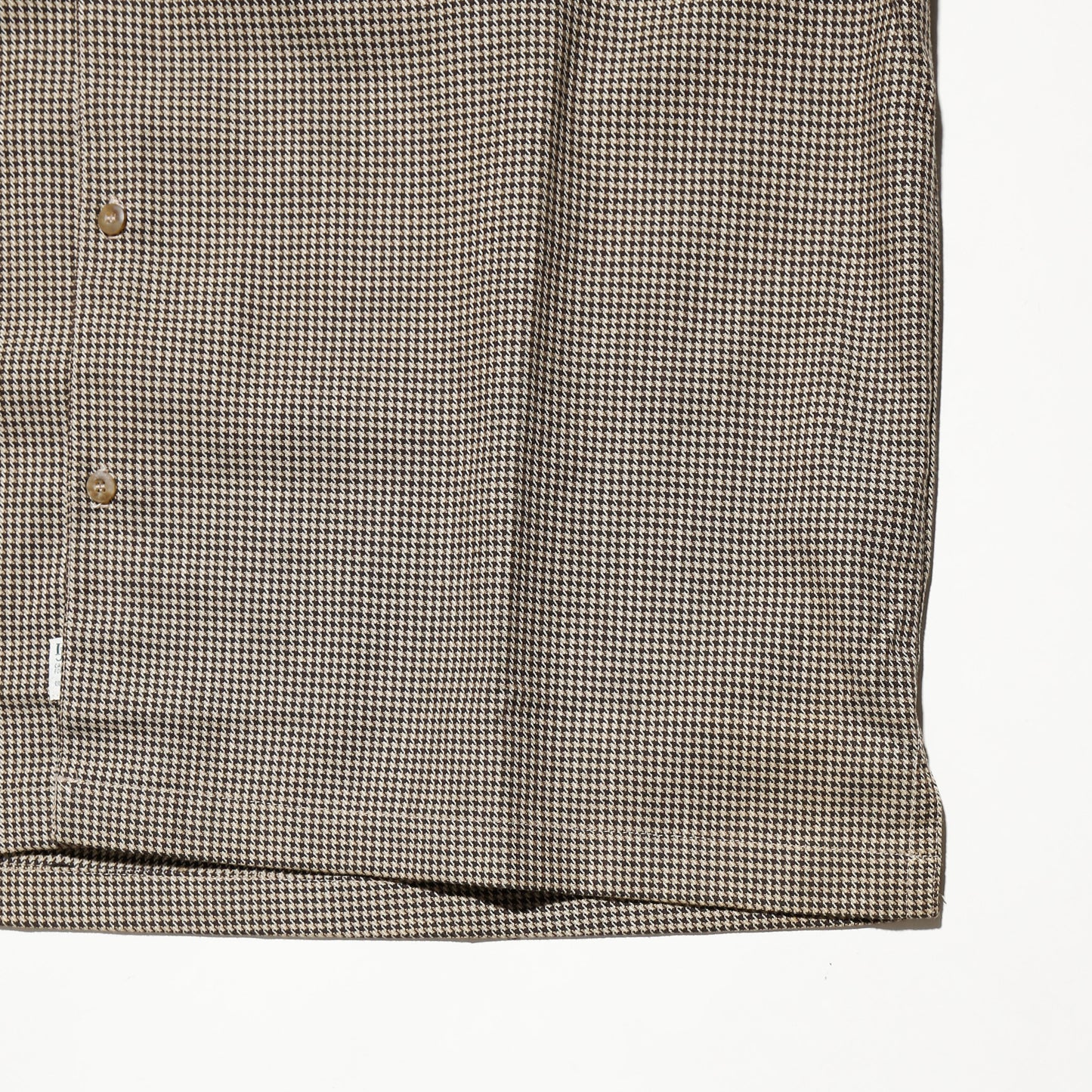 *one-off hybrid yin-yang sleeve shirt jacket