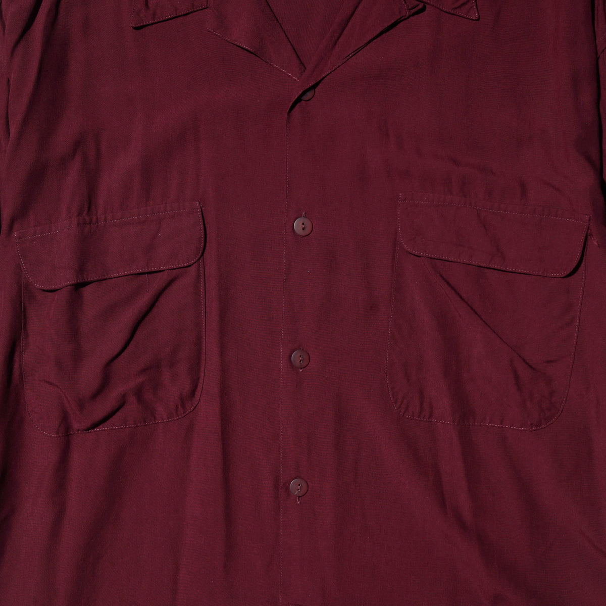 vintage 90's rayon open collar shirt