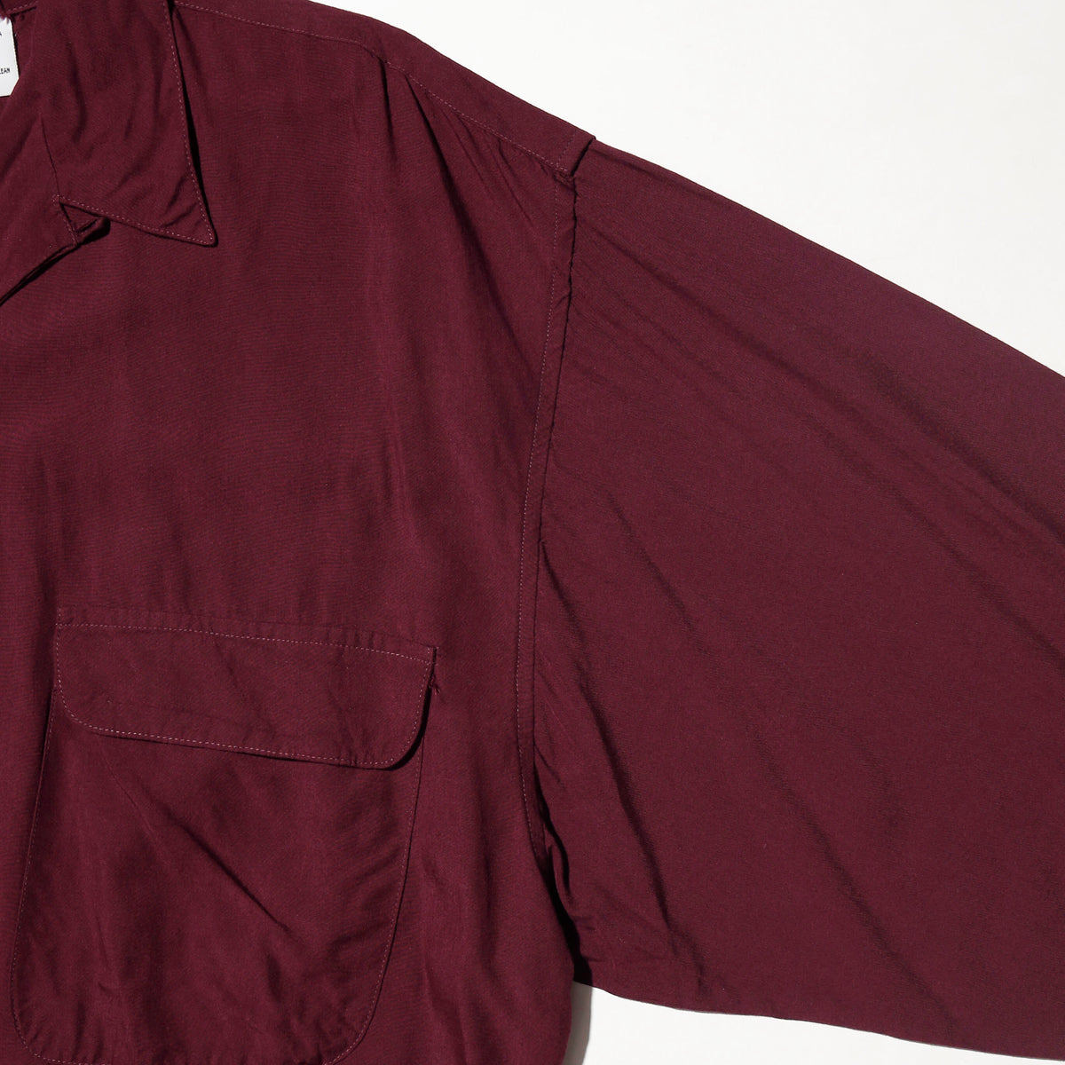 vintage 90's rayon open collar shirt