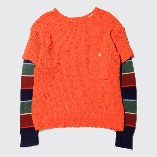 *one-off hybrid boucle sweater