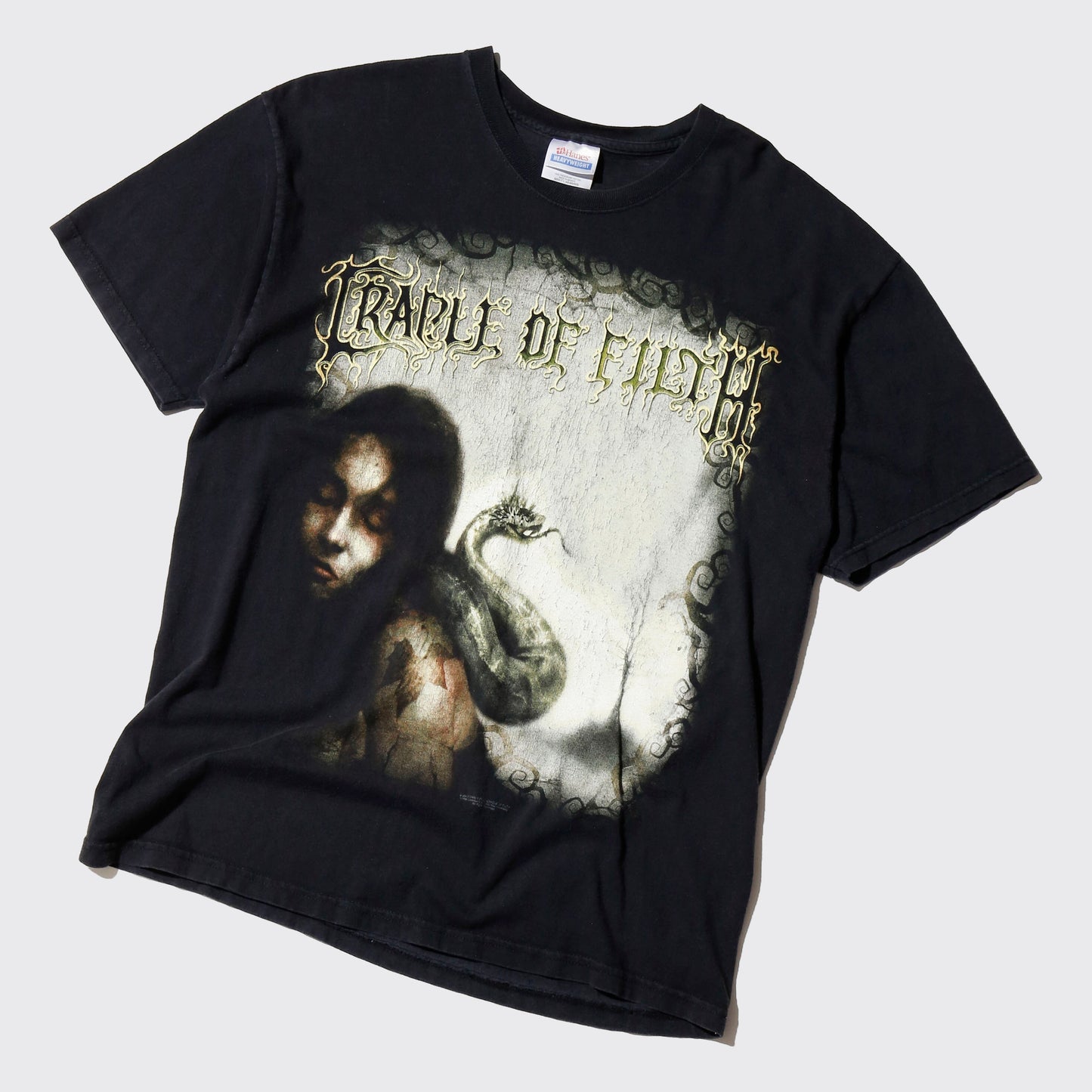 vintage 2007's cradle of filth "lead us into temptation" t-shirt