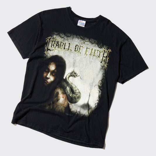 vintage 2007's cradle of filth "lead us into temptation" t-shirt
