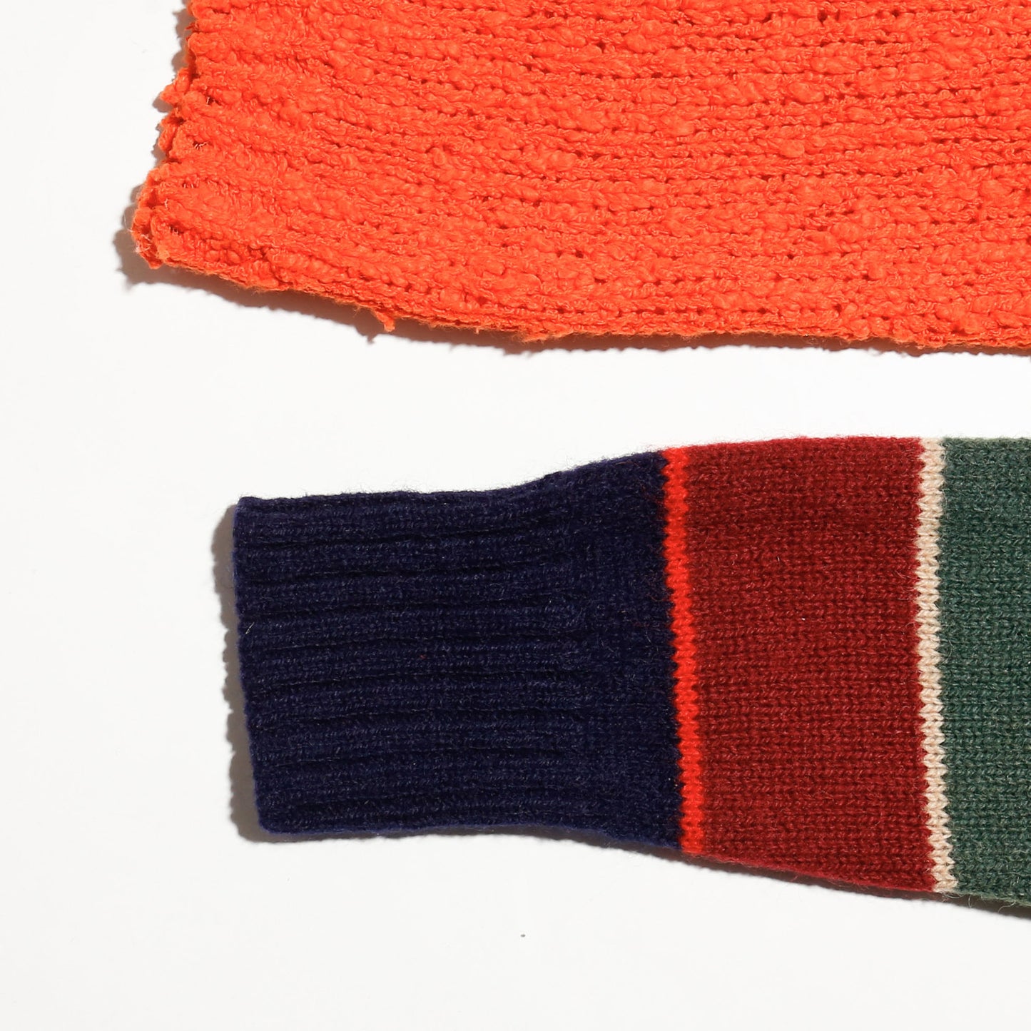 *one-off hybrid boucle sweater