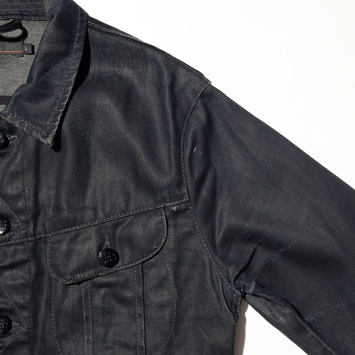 vintage lee x-line double front luster trucker jacket