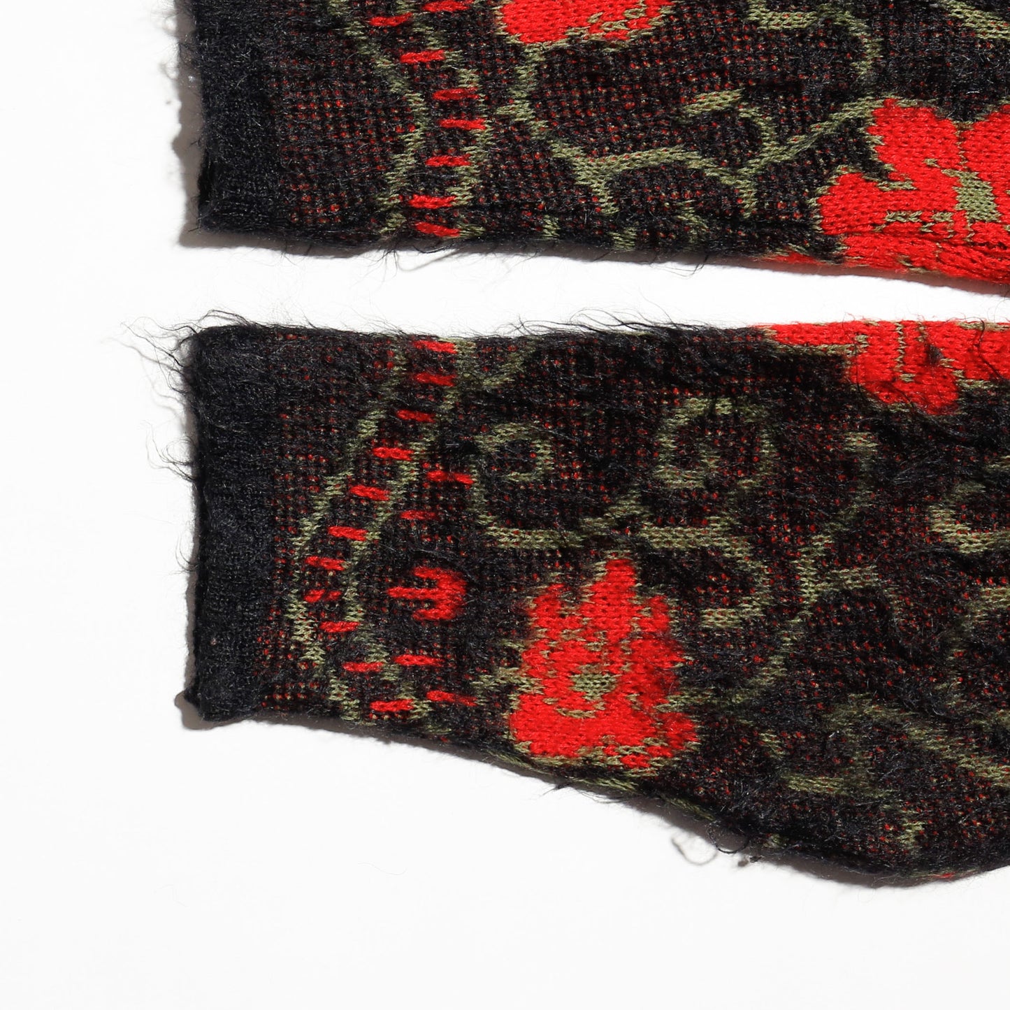 vintage floral mohair cardigan