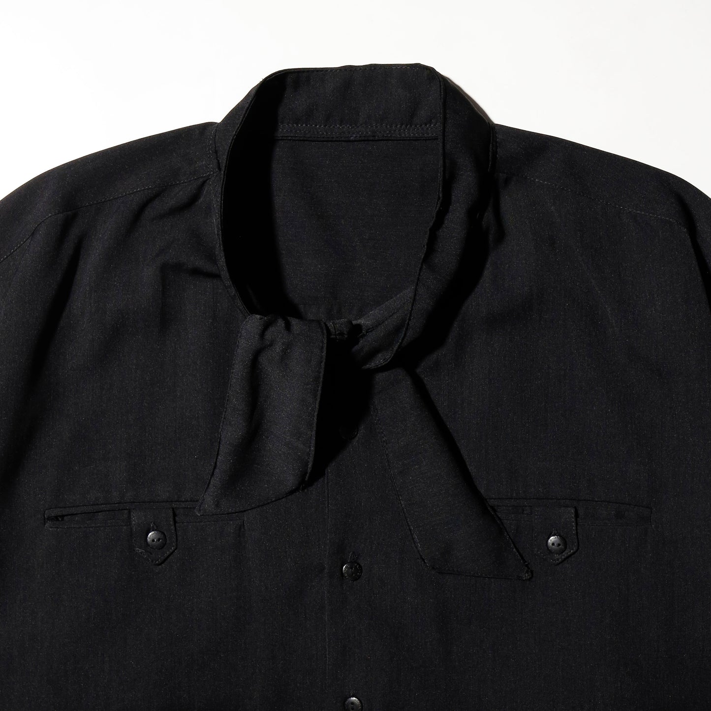 *one-off cropped bowtie shirt