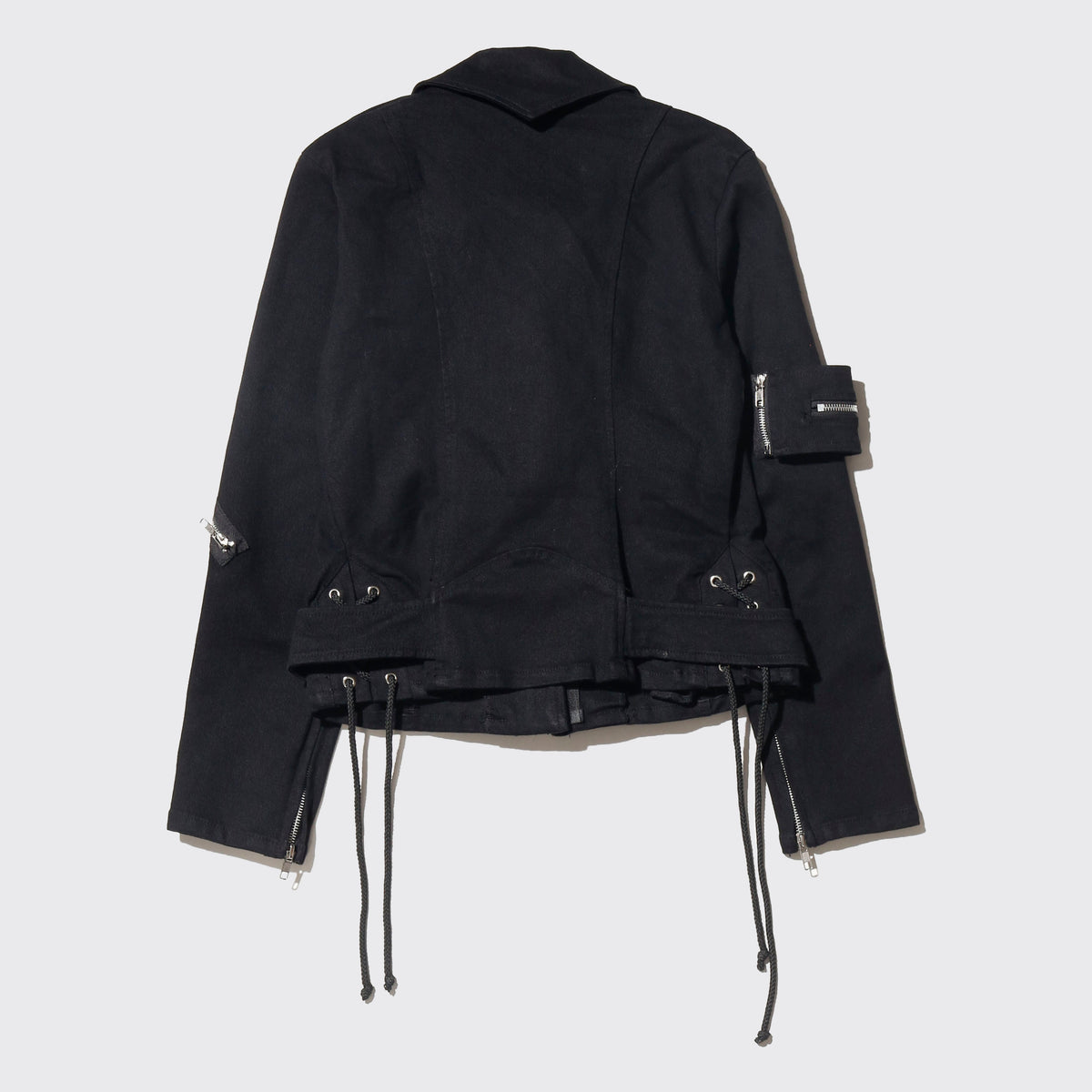 vintage 00's lip service cropped bondage riders jacket