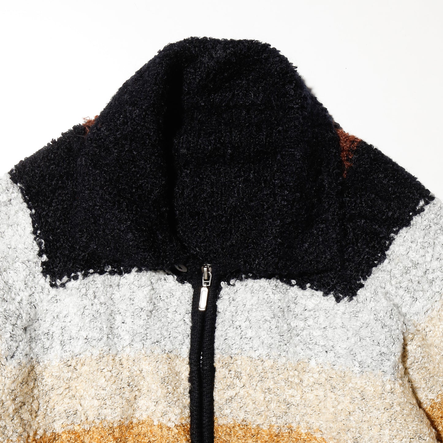 vintage fringe folklore knit jacket