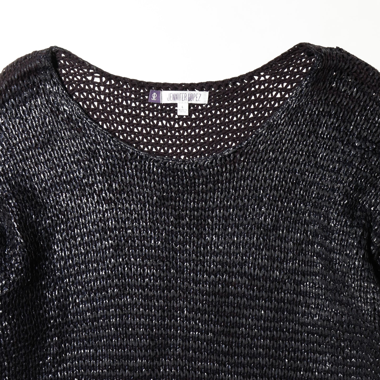 *one-off hybrid luster pullover