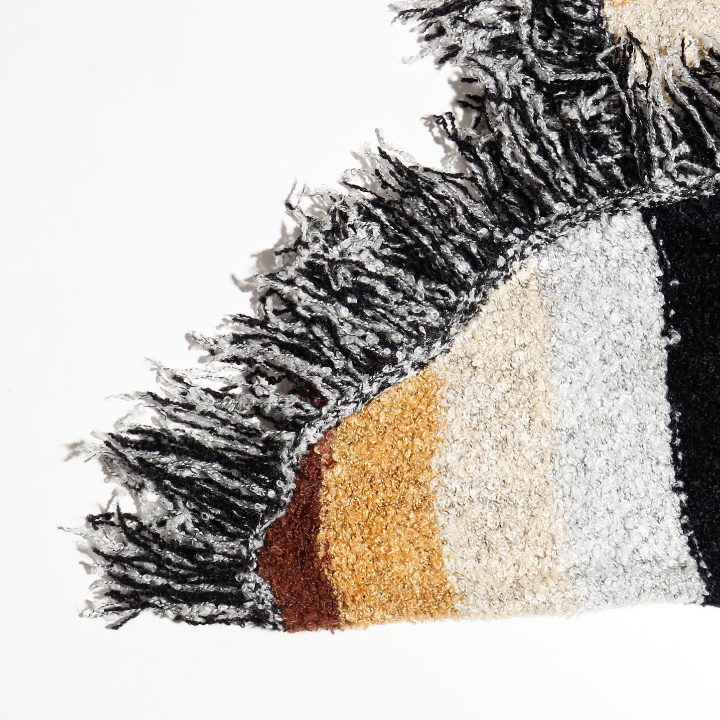 vintage fringe folklore knit jacket