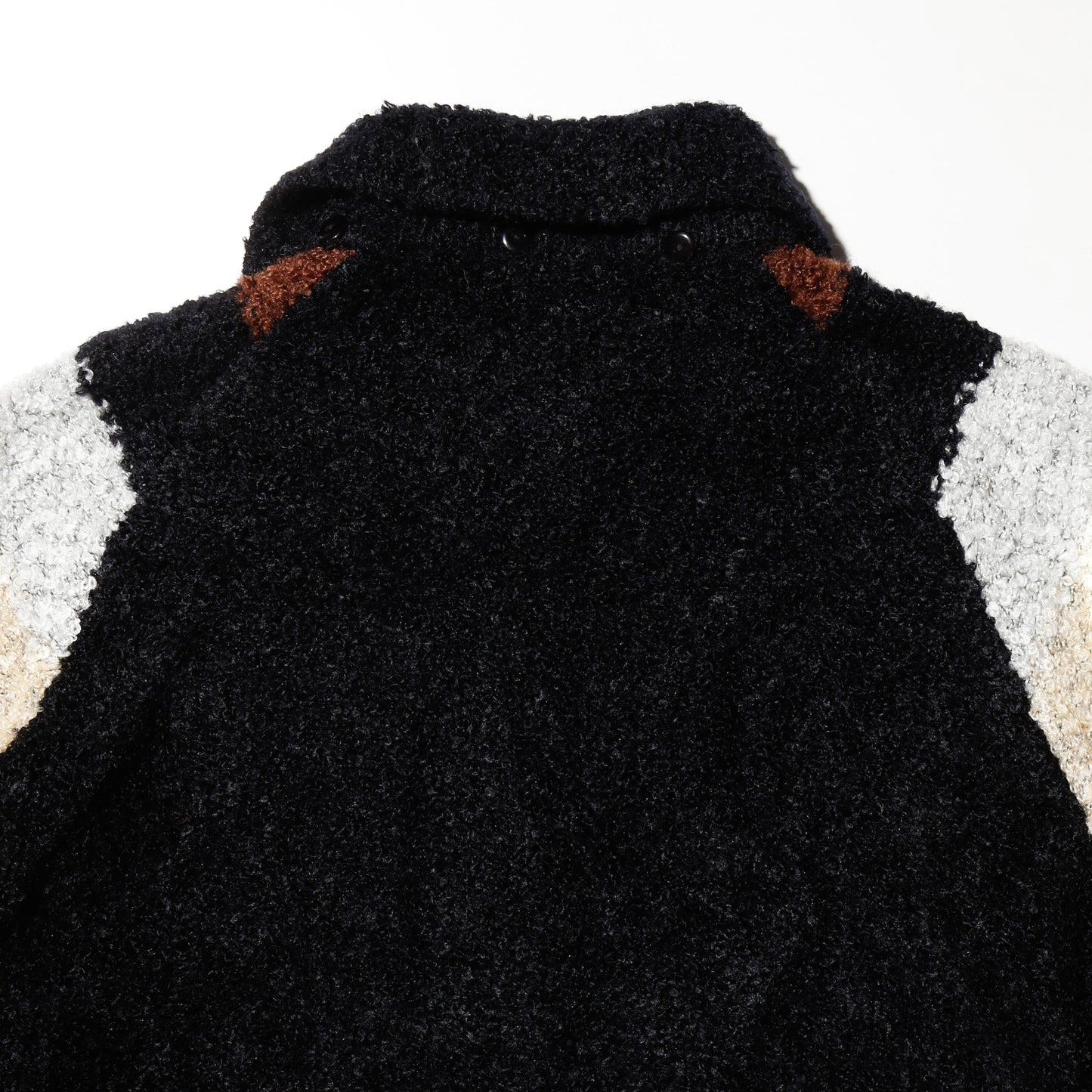 vintage fringe folklore knit jacket