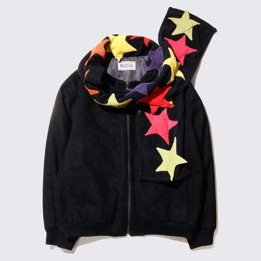 *one-off london fog with muffler wool jacket