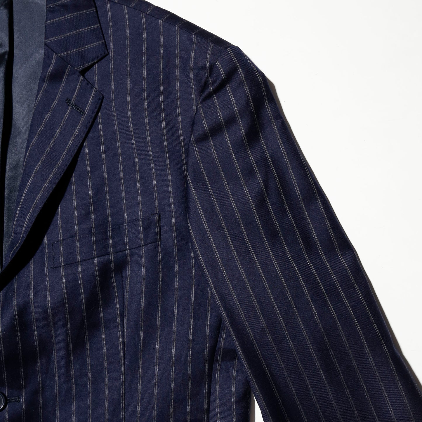 vintage 90's Yves Saint Laurent stripe 2b single tailored jacket