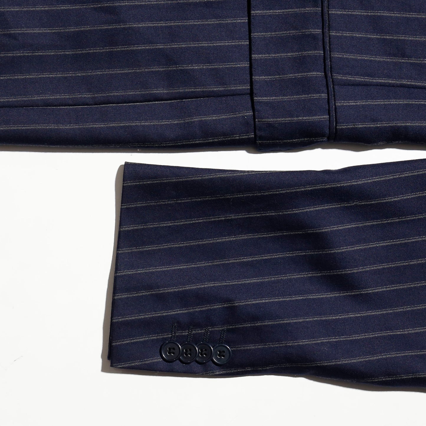vintage 90's Yves Saint Laurent stripe 2b single tailored jacket