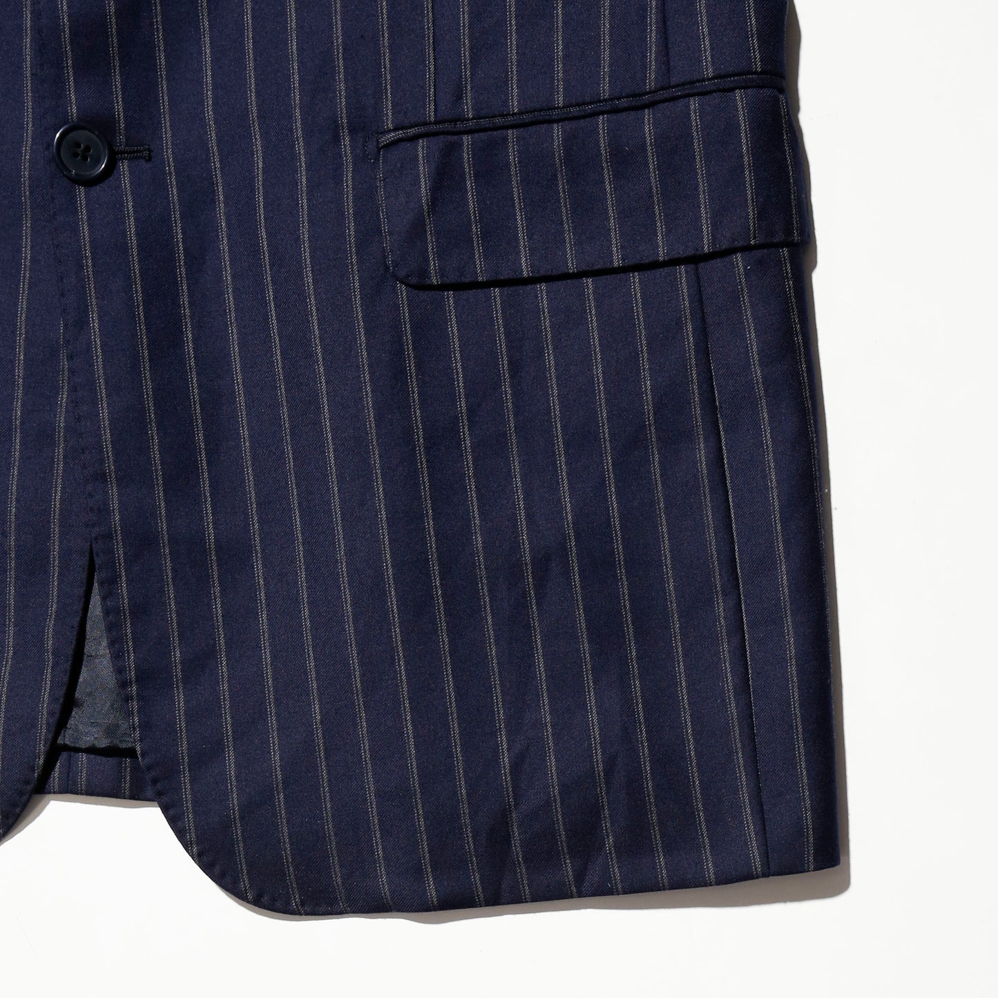 vintage 90's Yves Saint Laurent stripe 2b single tailored jacket