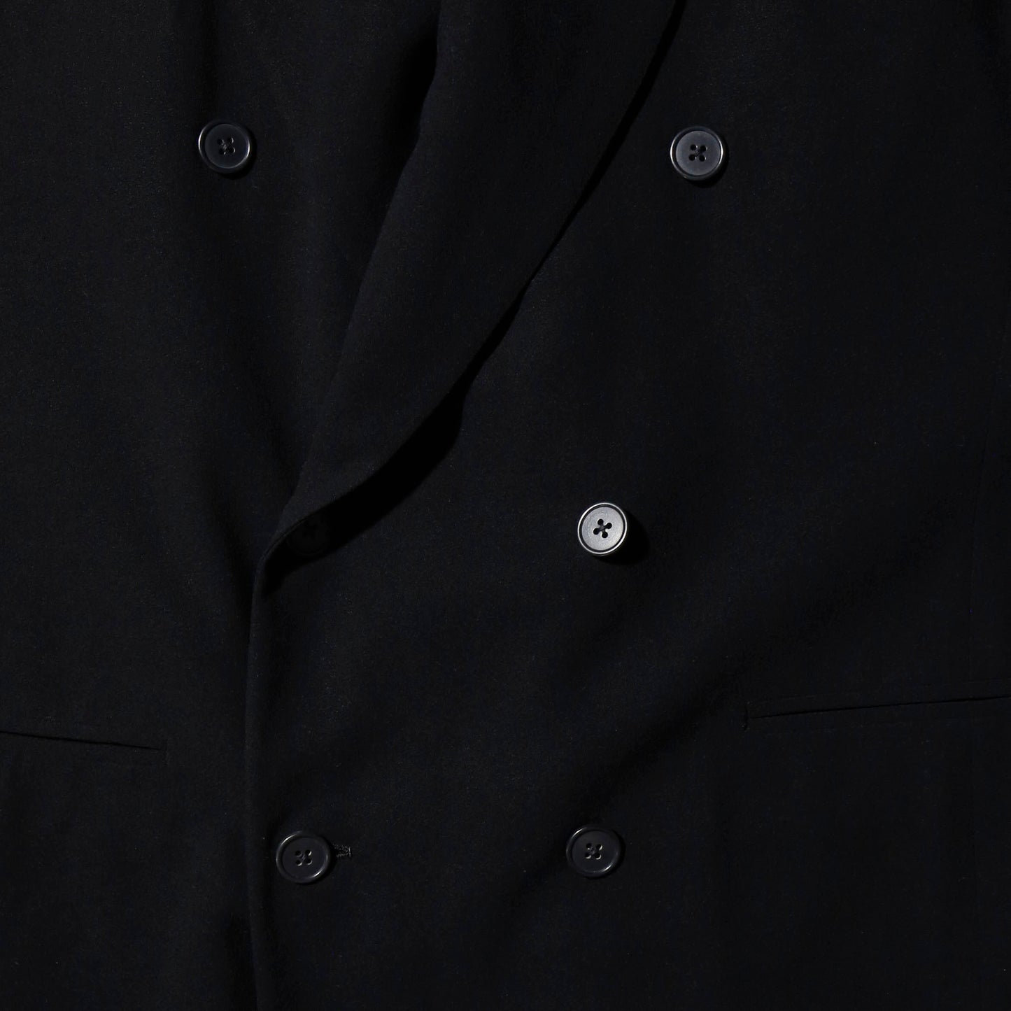 vintage collarless double breasted tailored jacket