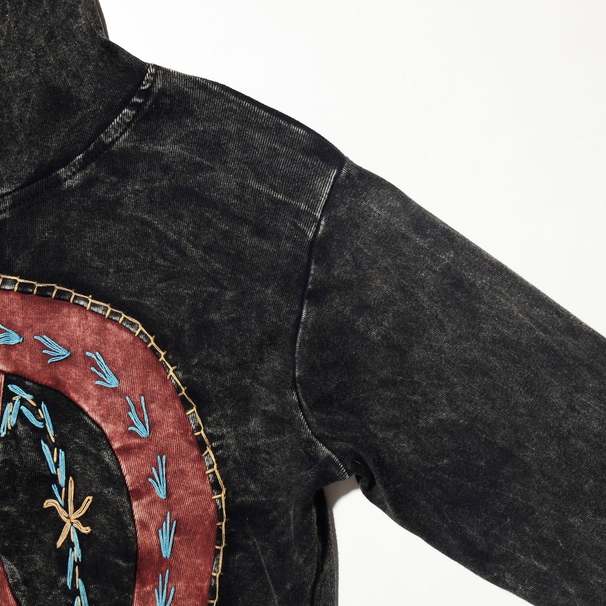vintage peace goa hoodie