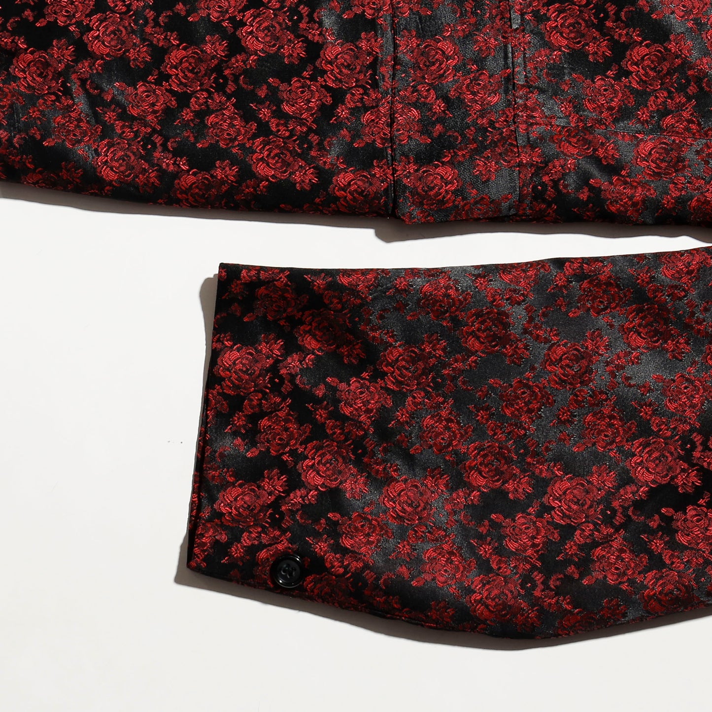 vintage 70's rose smoking jacket