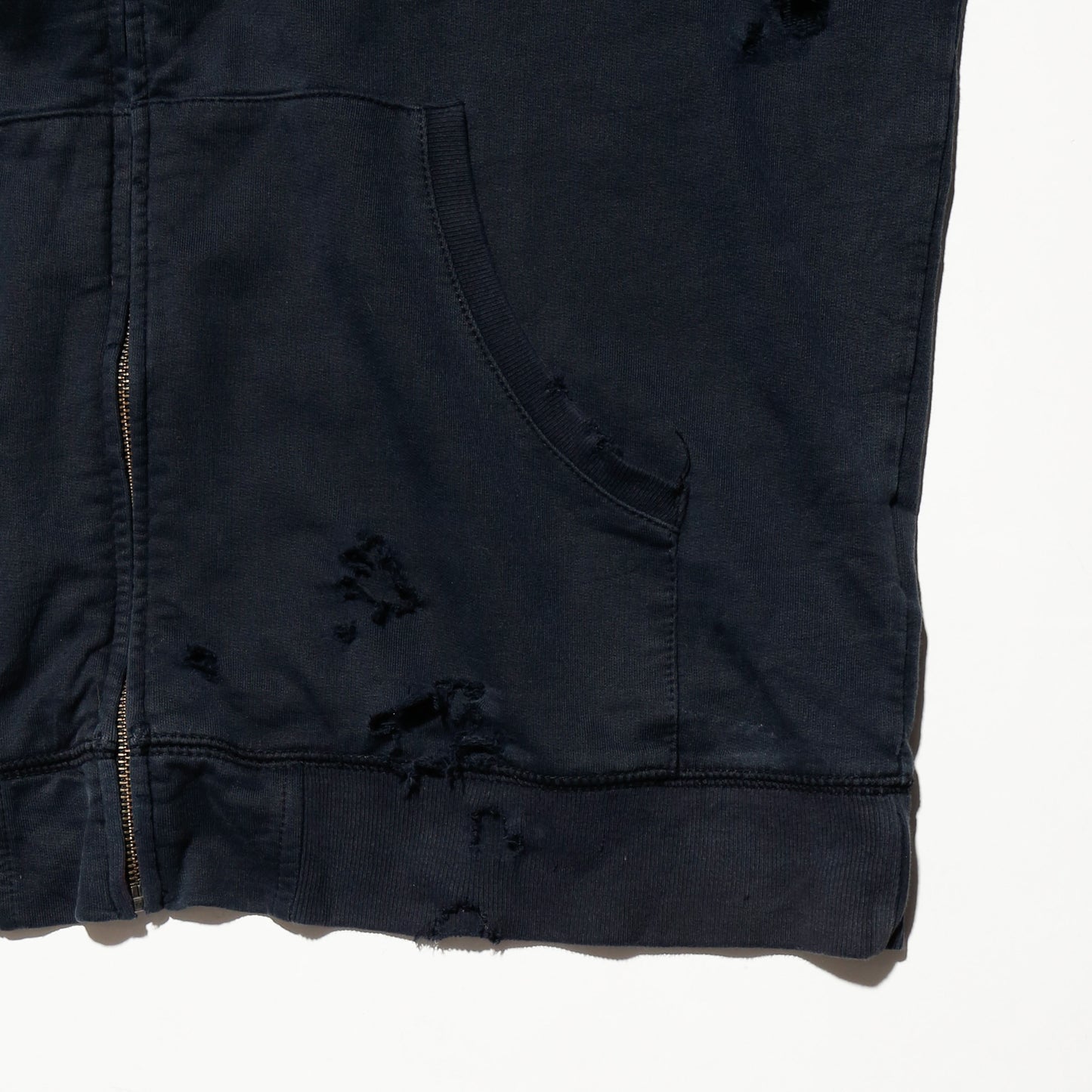 *one-off harley-davidson skull broken hoodie