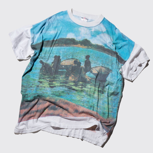 vintage 90's euro art graphic t-shirt