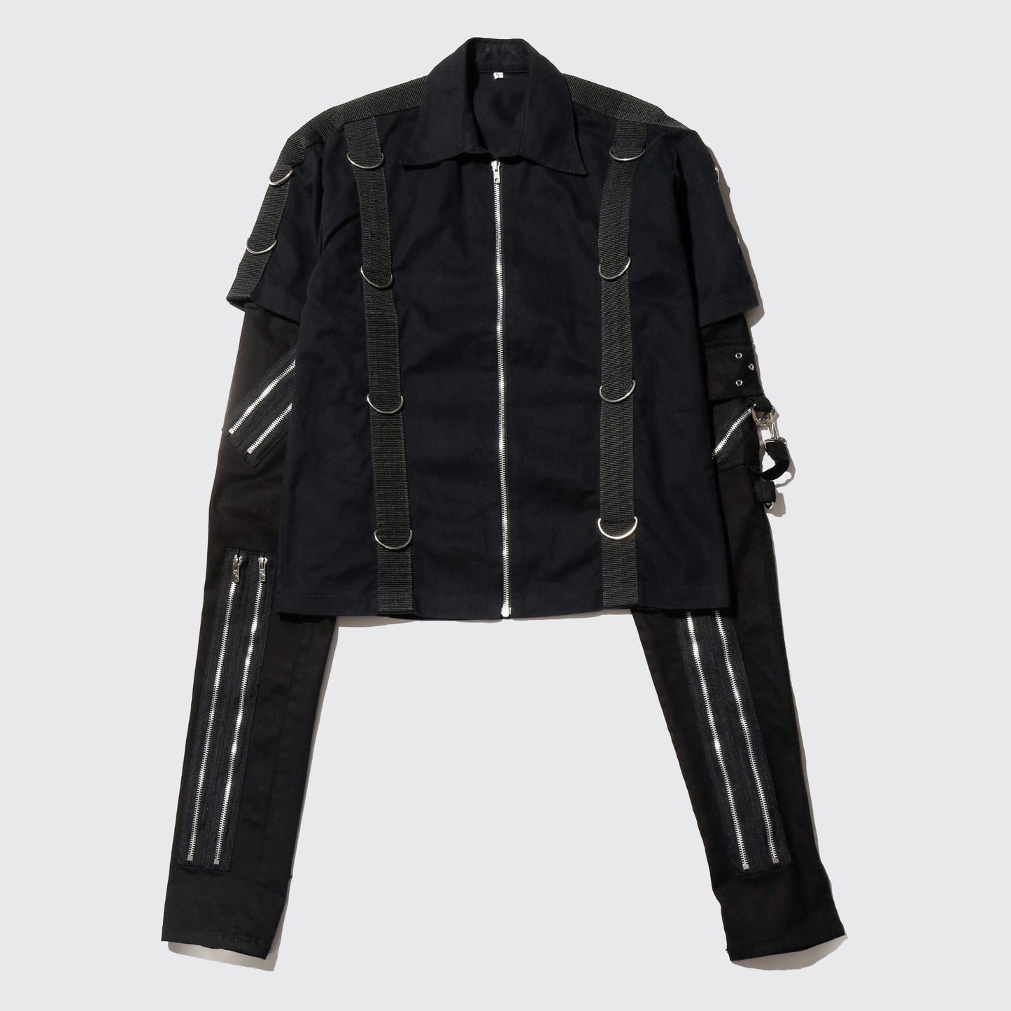 *one-off hybrid D-ringe bondage jacket