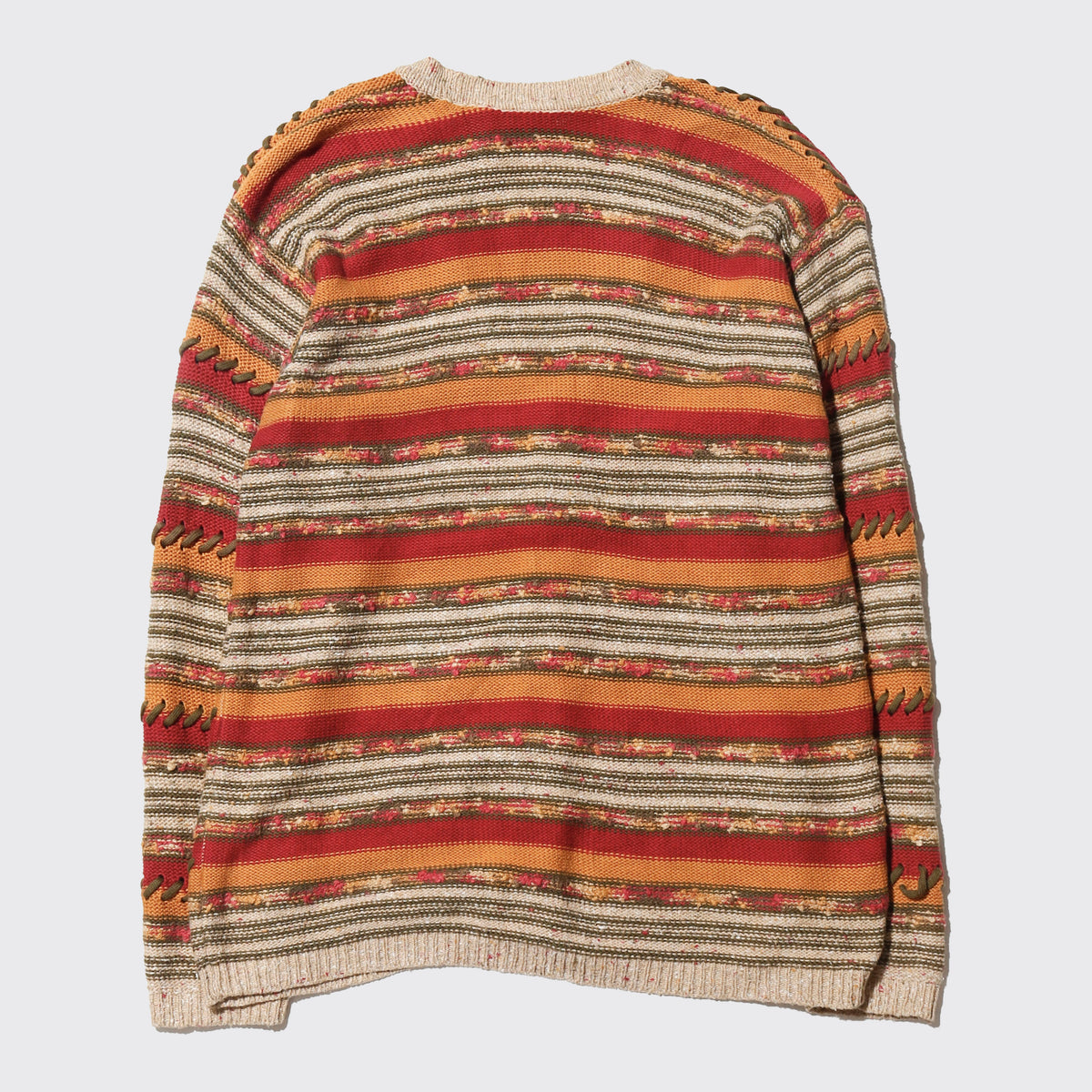 vintage lizwear stitched border cardigan