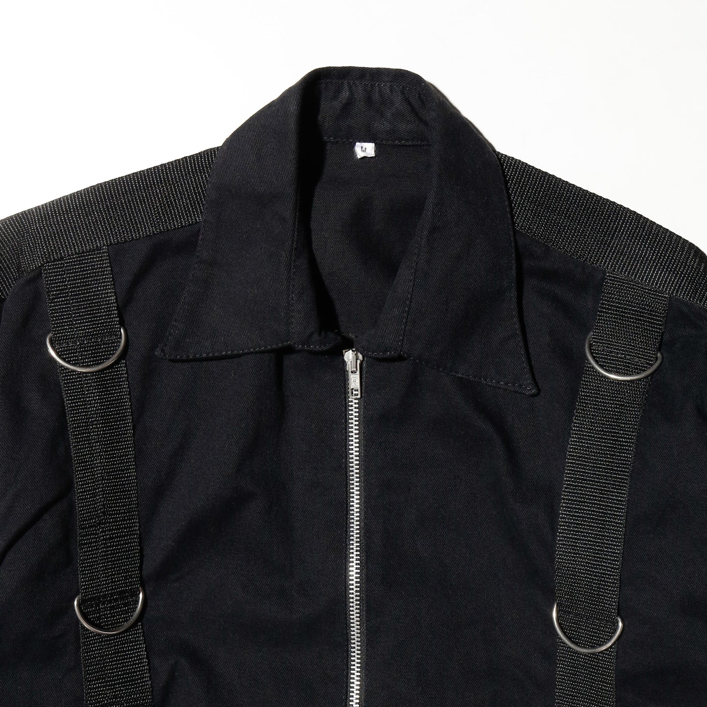 *one-off hybrid D-ringe bondage jacket